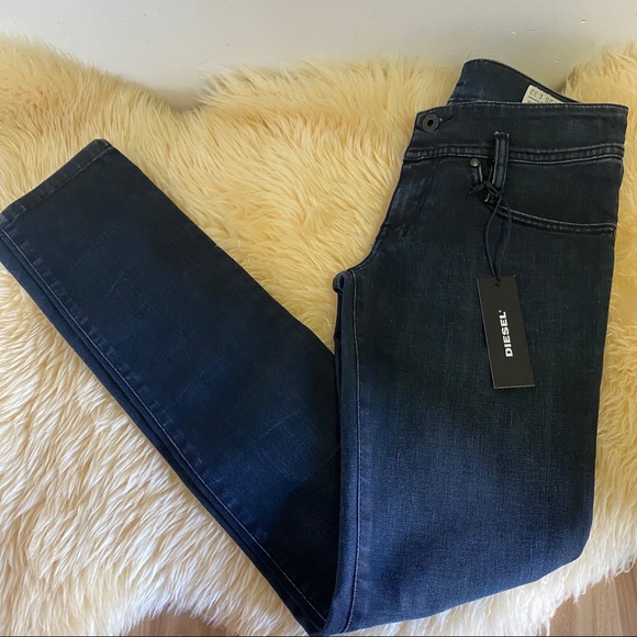 NWT Diesel Skinny Jeans Dark Wash Women’s W25 L32 - Picture 2 of 11